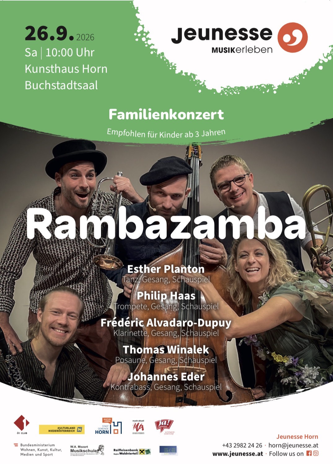 Jeunesse Familienkonzert